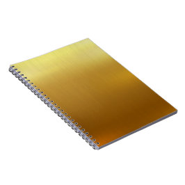 CADERNO ESPIRAL VAZIO CRIE O SEU DIÁRIO DOURADO