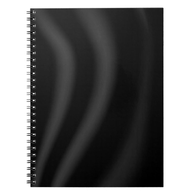 CADERNO ESPIRAL VAZIO CRIE O SEU PRÓPRIO DIÁRIO PRETO (Frente)
