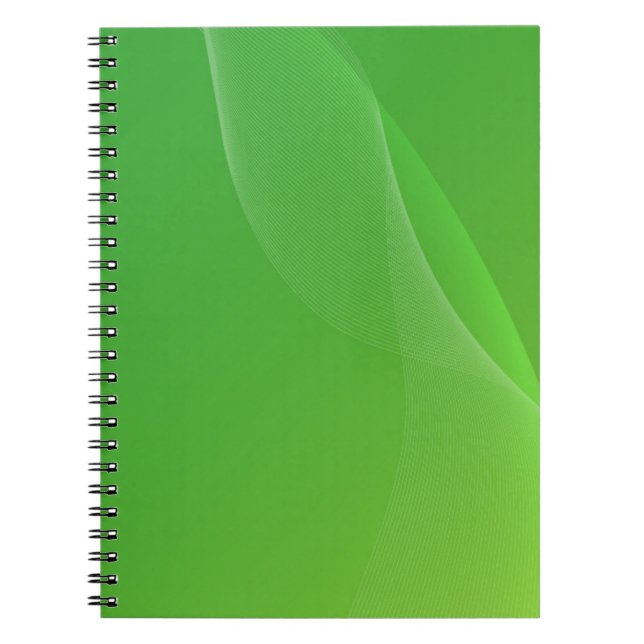 CADERNO ESPIRAL VAZIO CRIE O SEU PRÓPRIO DIÁRIO VERDE (Frente)