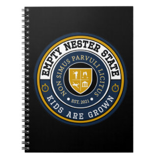 Caderno Espiral Vazio Nester State - Crianças Crescem - Diário