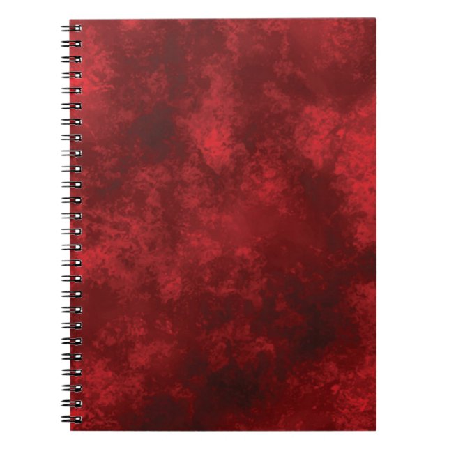 CADERNO ESPIRAL VAZIO RED CRIE O SEU PRÓPRIO DIÁRIO NOTEBOOK (Frente)