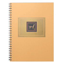 Caderno Espiral Vazio Whimsical Llama