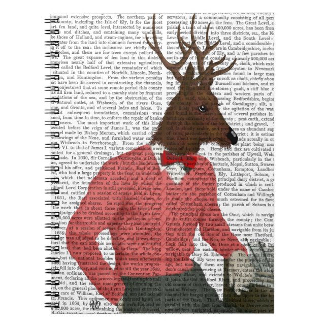 Caderno Espiral Veado No Bar (Frente)