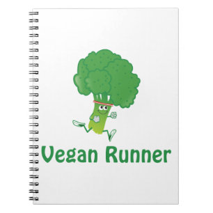 Caderno Espiral Vegan Runner - Broccoli