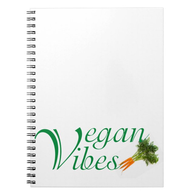 Caderno Espiral Vegan vibes (Frente)