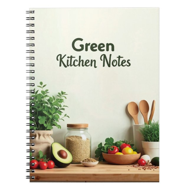 Caderno Espiral Vegetarian Recipes (Frente)