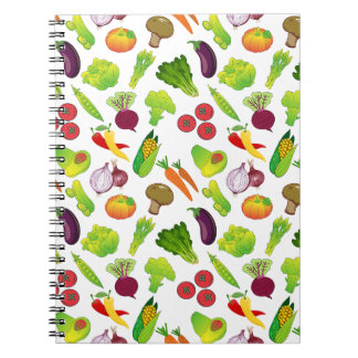 Caderno Espiral Veggie Pattern