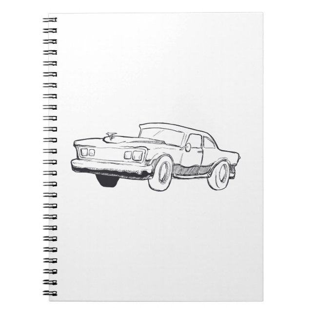 Caderno Espiral vehicle illustration (Frente)