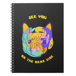 Caderno Espiral Vejo Você no Trocadilho de Cachorro do Lado da Cas