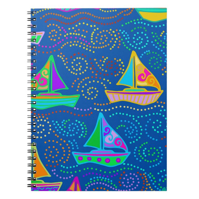 Caderno Espiral Vela de Verão (Frente)