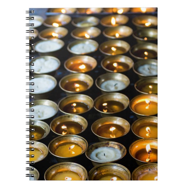 Caderno Espiral Velas de Manteiga de Yak (Frente)