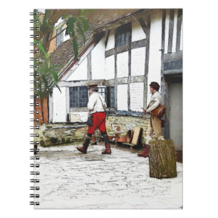 CADERNO ESPIRAL VELHA INGLATERRA