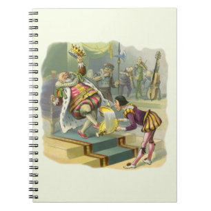 Caderno Espiral Velho Antigo Rima de Berçário Poema Canção Old Kin