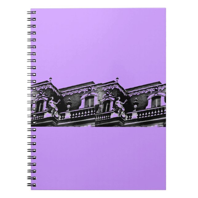 Caderno Espiral Velho Foto Versailles (Frente)
