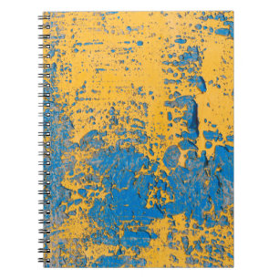 Caderno Espiral Velho muro pintado - textura, fundo. abstrato,