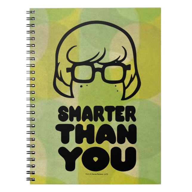 Caderno Espiral Velma "Smarter Than You" Graphic (Frente)