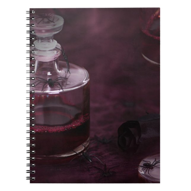 Caderno Espiral veneno halloween (Frente)