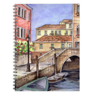 Caderno Espiral Veneza - Caneta e Wash Watercolor