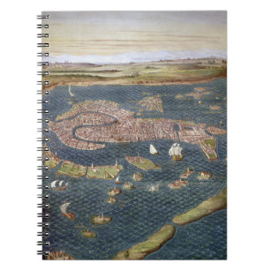 Caderno Espiral VENEZA: MAPA, século XVI