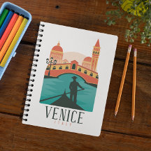 Venéza Minimalista Itália Viagem Vintage Gôndola