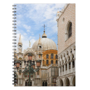 Caderno Espiral Veneza, Veneto, Itália - Pássaros estão empoleirad