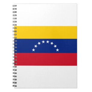 Caderno Espiral Venezuela Flag
