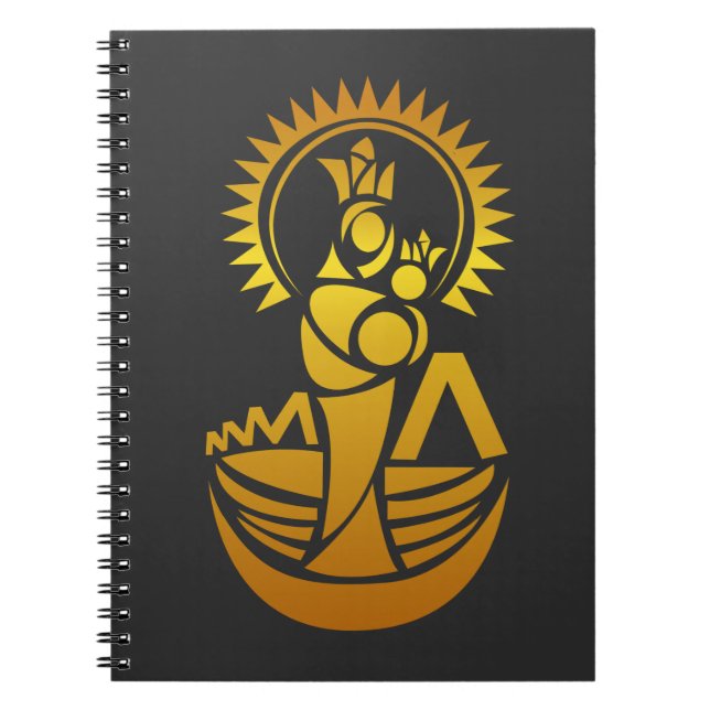 Caderno Espiral Venezuela Maracaibo Virgen Chinita Chiquinquira (Frente)