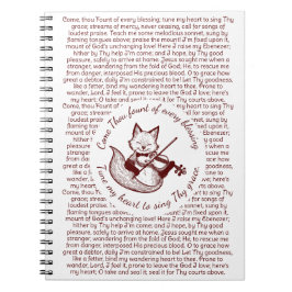 Caderno Espiral Venha Depender ~ Sintonize Minha Raposa De Cobre D