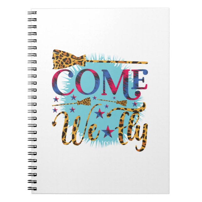 Caderno Espiral Venha, nós voamos (Frente)