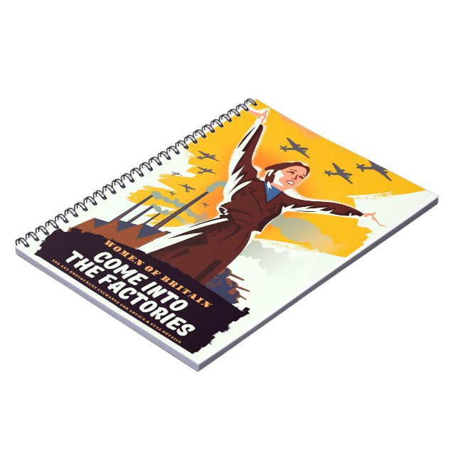 Caderno Espiral Venha para as Fábricas (Left Side)