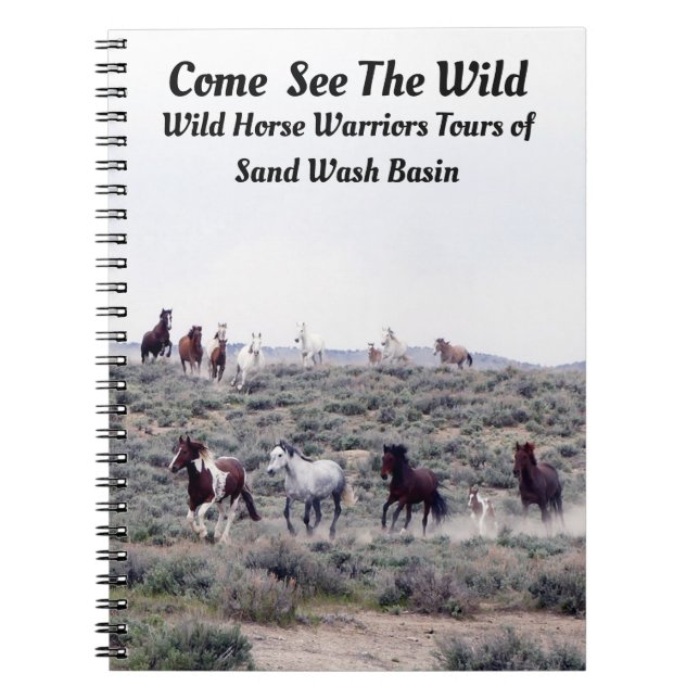 Caderno Espiral Venha Ver O Selvagem (Frente)