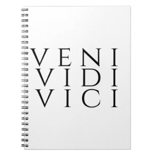 Caderno Espiral Veni Vidi Vici