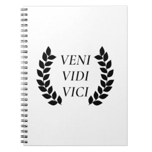 Caderno Espiral Veni Vidi Vici