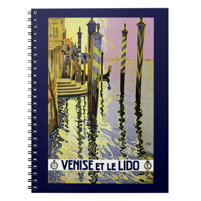 Caderno Espiral Venice et le Lido (Frente)