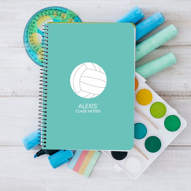 Caderno Espiral Ventilador de voleibol (Criador carregado)
