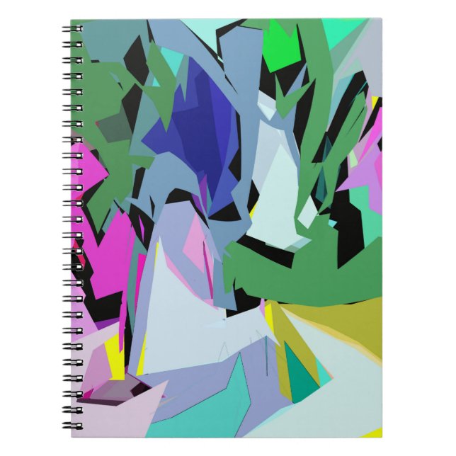 Caderno Espiral Vento colorido (Frente)