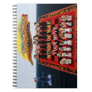 Caderno Espiral Ventos de guerra