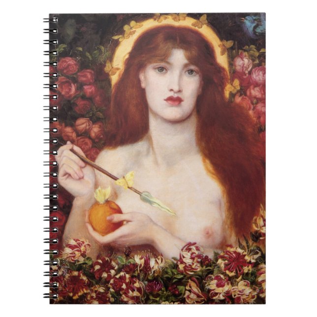 Caderno Espiral Venus Verticordia (por Dante Gabriel Rossetti) (Frente)