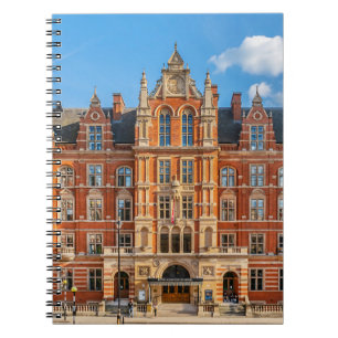 Caderno Espiral Ver London Royal College of Music no pôr do sol