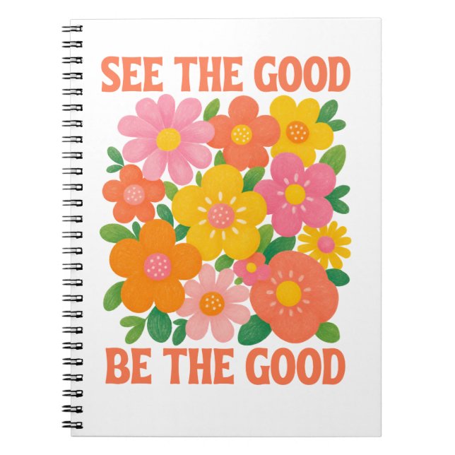 Caderno Espiral ver o bem ser o bem (Frente)