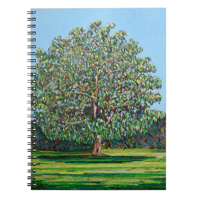 Caderno Espiral Verão da árvore do arco (Frente)
