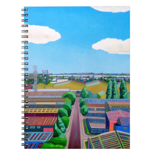 Caderno Espiral Verão da entrada de Tamisa (Frente)