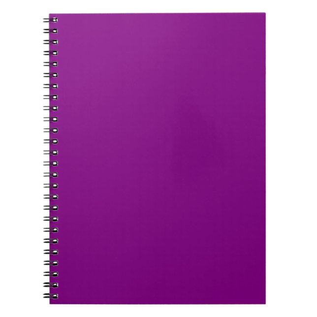 Caderno Espiral Verdadeiro Roxo (Frente)