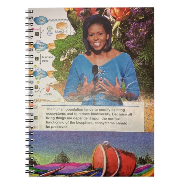 Caderno Espiral Verdades Esmagadas Uma Colagem de Esperança da Soc (Frente)