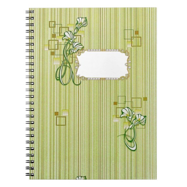 Caderno Espiral Verde (Frente)