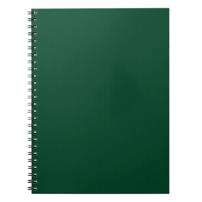 Caderno Espiral Verde de Corrida Britânico (Frente)