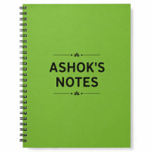Caderno Espiral Verde | Diário & Notas Diárias