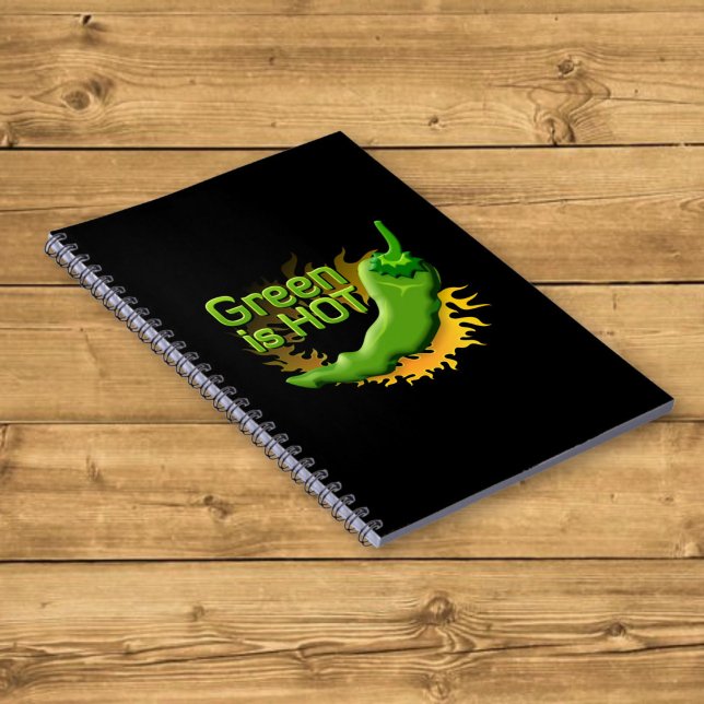 Caderno Espiral Verde está NA MODA (Criador carregado)