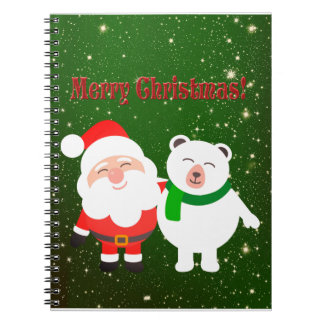 Caderno Espiral Verde, Papais noeis e Urso Suave