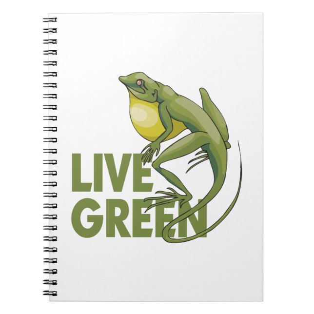 Caderno Espiral Verde vivo (Frente)
